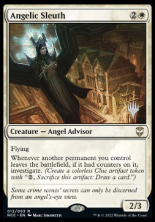 Angelic Sleuth (Promo Pack) [Streets of New Capenna Commander Promos] | Good Games Cannington