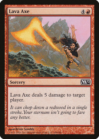 Lava Axe [Magic 2012] | Good Games Cannington