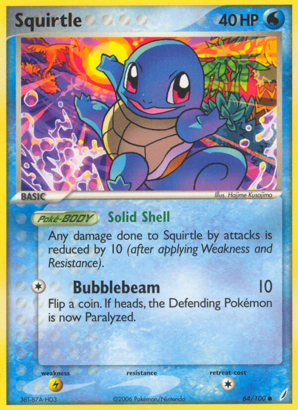 Squirtle (64/100) [EX: Crystal Guardians] | Good Games Cannington