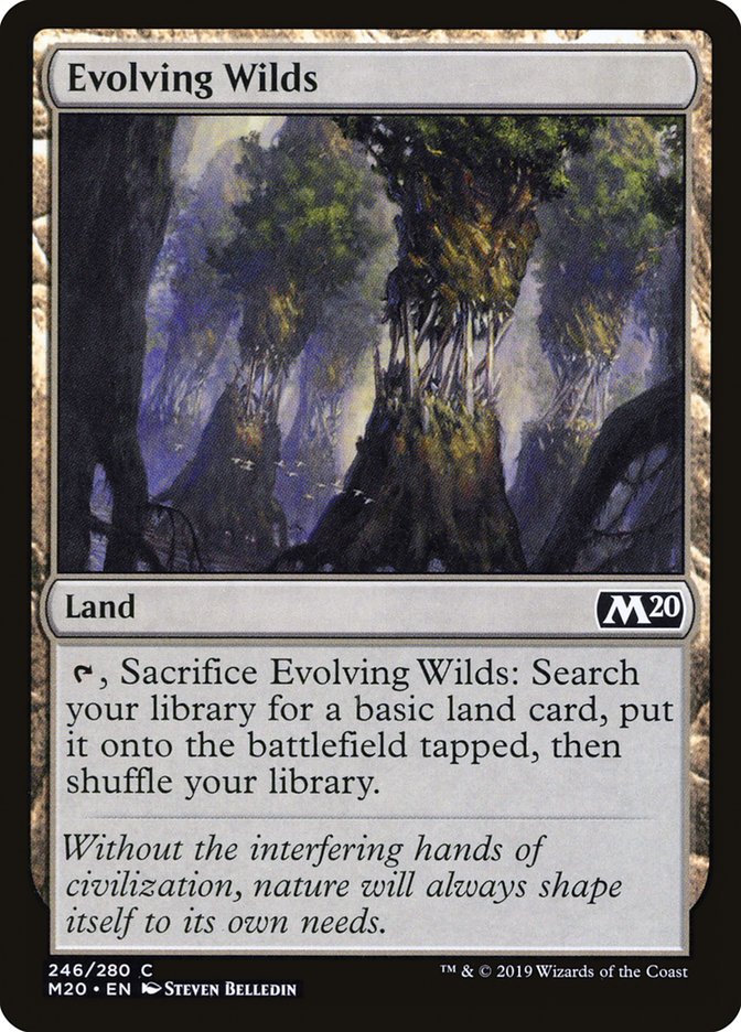 Evolving Wilds [Core Set 2020] | Good Games Cannington