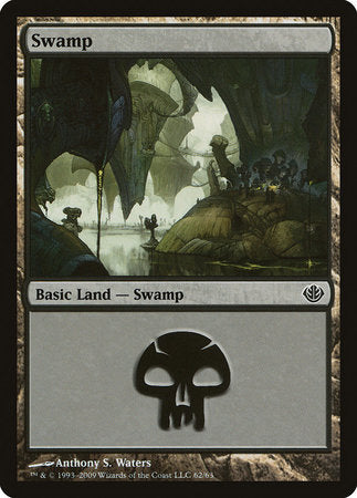 Swamp (62) [Duel Decks: Garruk vs. Liliana] | Good Games Cannington