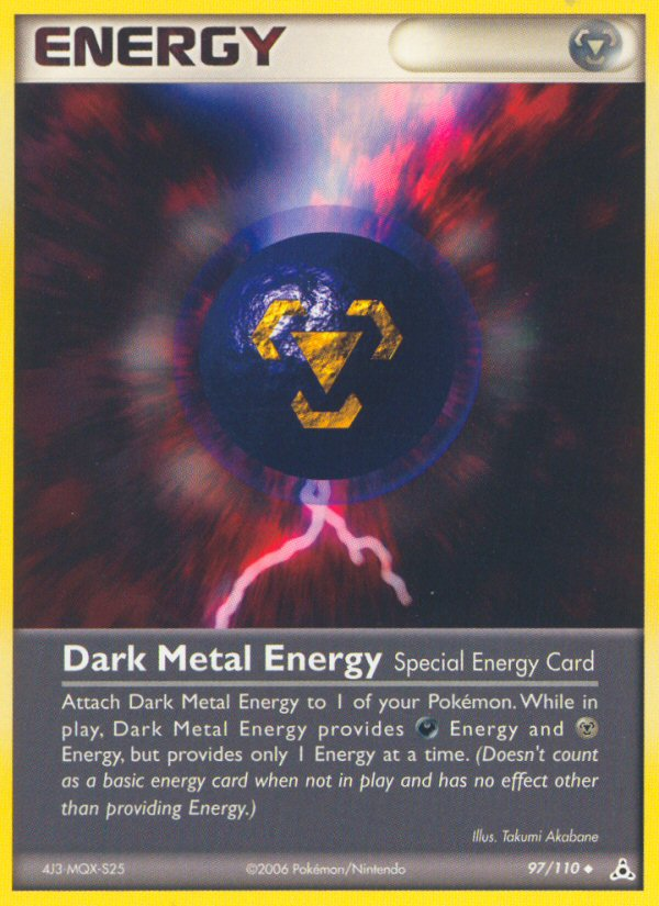 Dark Metal Energy (97/110) [EX: Holon Phantoms] | Good Games Cannington