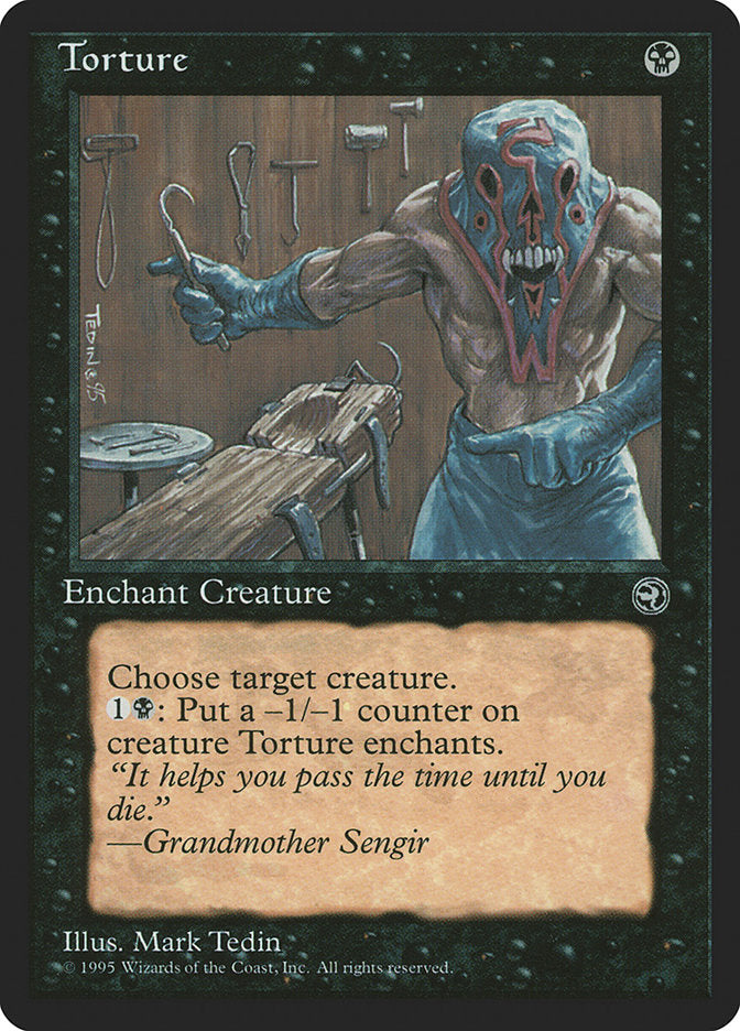 Torture (Grandmother Sengir Flavor Text) [Homelands] | Good Games Cannington