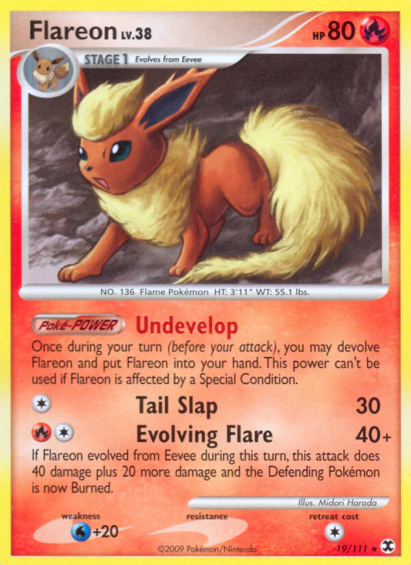 Flareon (19/111) [Platinum: Rising Rivals] | Good Games Cannington