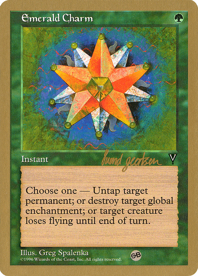 Emerald Charm (Svend Geertsen) (SB) [World Championship Decks 1997] | Good Games Cannington