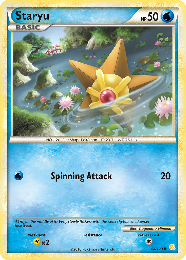 Staryu (84/123) [HeartGold & SoulSilver: Base Set] | Good Games Cannington