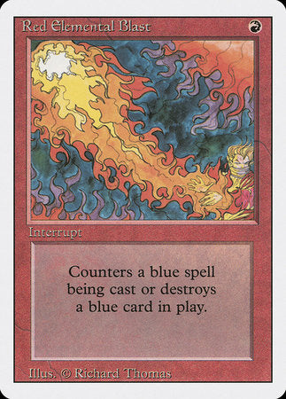 Red Elemental Blast [Revised Edition] | Good Games Cannington