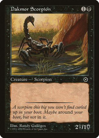Dakmor Scorpion [Portal Second Age] | Good Games Cannington