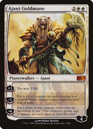 Ajani Goldmane [Magic 2011] | Good Games Cannington