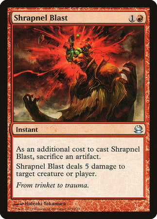 Shrapnel Blast [Modern Masters] | Good Games Cannington