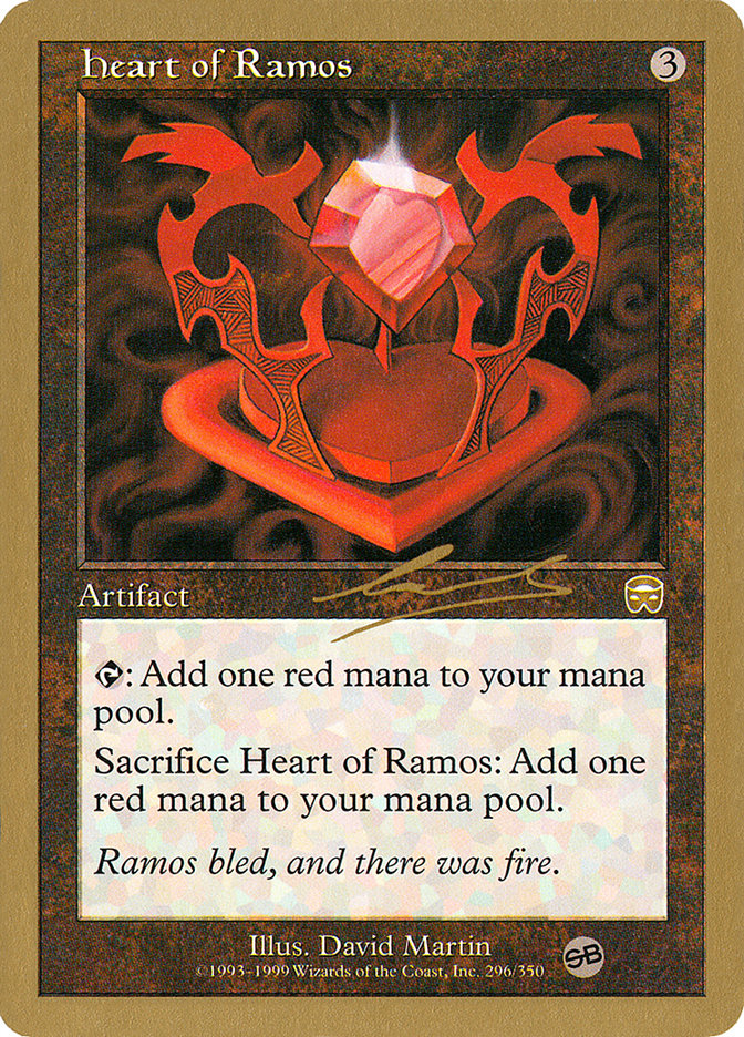 Heart of Ramos (Nicolas Labarre) (SB) [World Championship Decks 2000] | Good Games Cannington