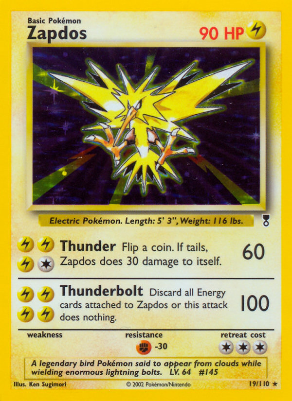 Zapdos (19/110) [Legendary Collection] | Good Games Cannington