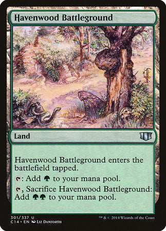Havenwood Battleground [Commander 2014] | Good Games Cannington