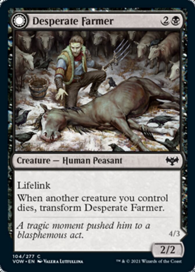 Desperate Farmer // Depraved Harvester [Innistrad: Crimson Vow] | Good Games Cannington