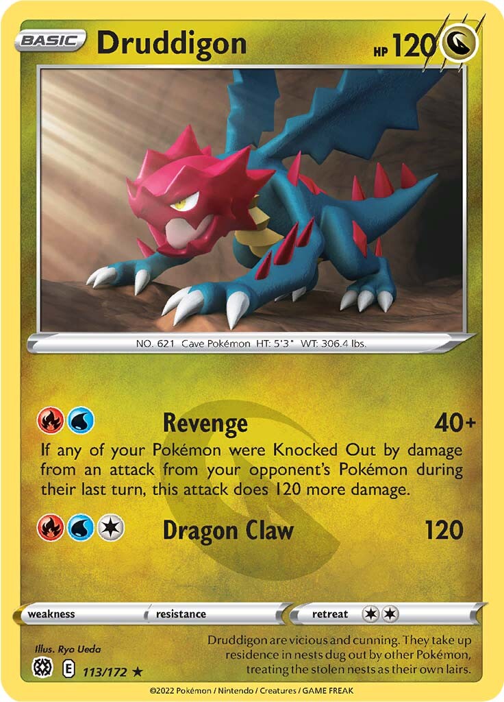 Druddigon (113/172) [Sword & Shield: Brilliant Stars] | Good Games Cannington