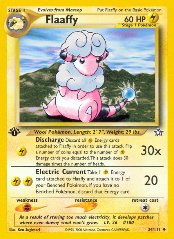Flaaffy (34/111) [Neo Genesis 1st Edition] | Good Games Cannington