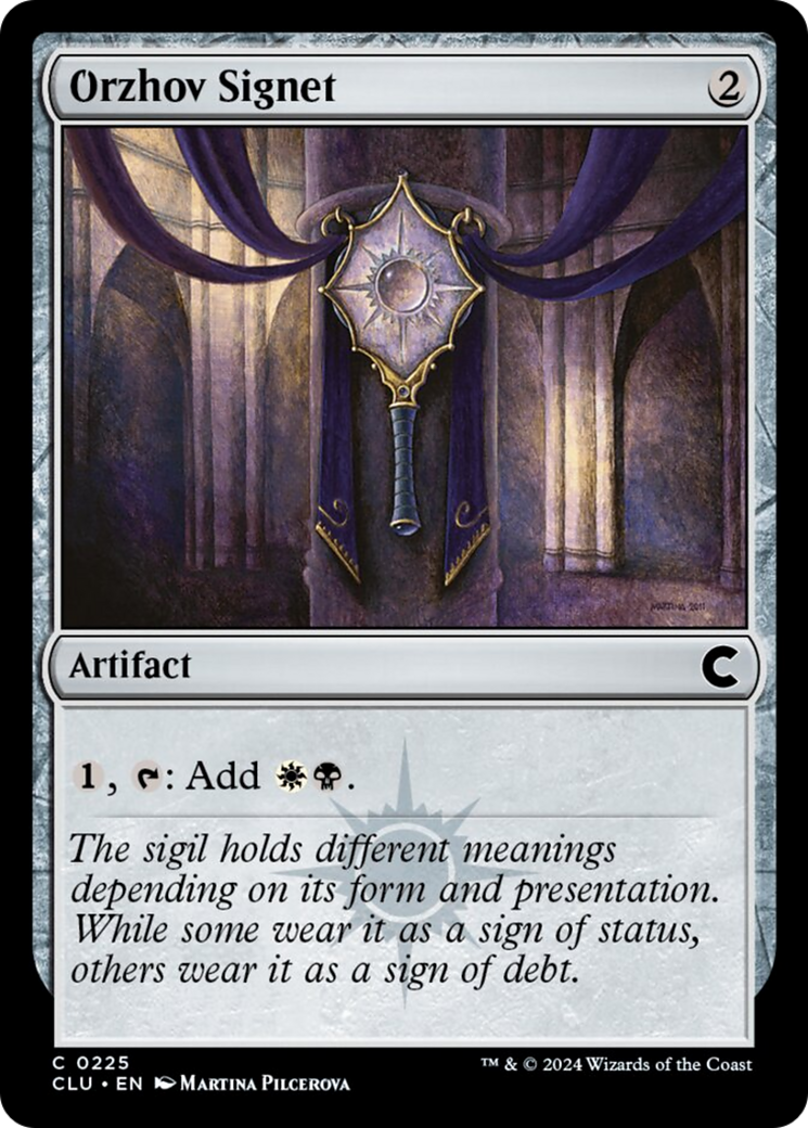 Orzhov Signet [Ravnica: Clue Edition] | Good Games Cannington