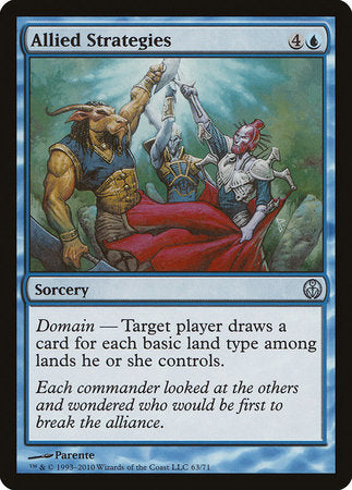 Allied Strategies [Duel Decks: Phyrexia vs. the Coalition] | Good Games Cannington