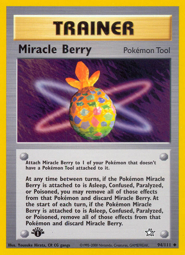 Miracle Berry (94/111) [Neo Genesis 1st Edition] | Good Games Cannington