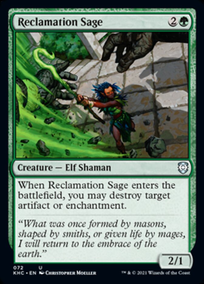 Reclamation Sage [Kaldheim Commander] | Good Games Cannington