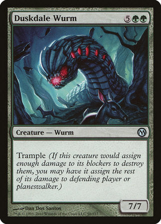 Duskdale Wurm [Duels of the Planeswalkers] | Good Games Cannington