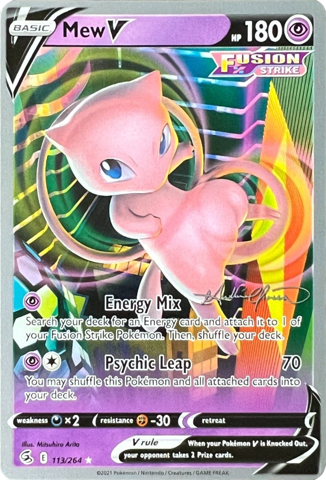 Mew V (113/264) (The Shape of Mew - Andre Chiasson) [World Championships 2022] | Good Games Cannington