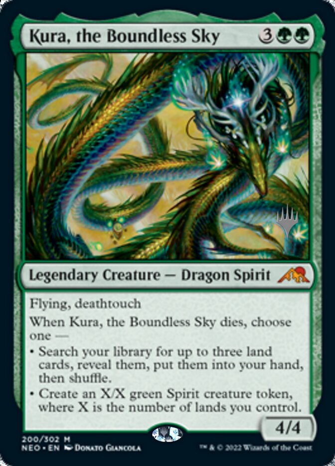 Kura, the Boundless Sky (Promo Pack) [Kamigawa: Neon Dynasty Promos] | Good Games Cannington