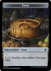 Clue // Food Double-Sided Token [Murders at Karlov Manor Commander Tokens] | Good Games Cannington