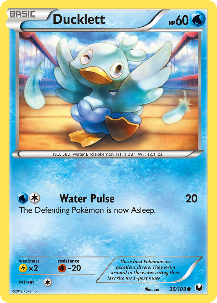 Ducklett (35/108) [Black & White: Dark Explorers] | Good Games Cannington