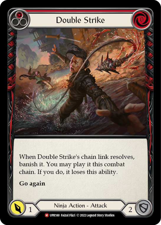 Double Strike [UPR160] (Uprising)  Rainbow Foil | Good Games Cannington