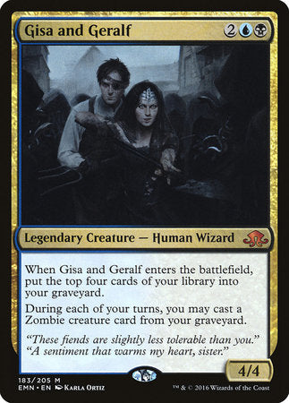 Gisa and Geralf [Eldritch Moon] | Good Games Cannington