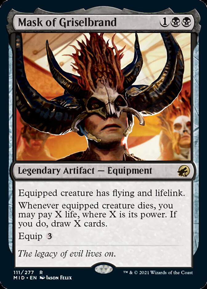 Mask of Griselbrand [Innistrad: Midnight Hunt] | Good Games Cannington
