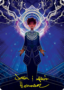 Brainstorm Art Card (Gold-Stamped Signature) [Strixhaven: School of Mages Art Series] | Good Games Cannington