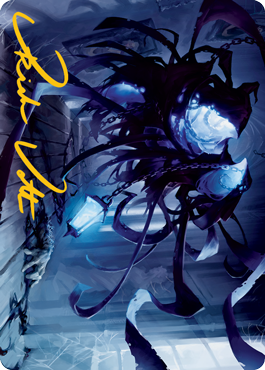 Spectral Adversary Art Card (Gold-Stamped Signature) [Innistrad: Midnight Hunt Art Series] | Good Games Cannington