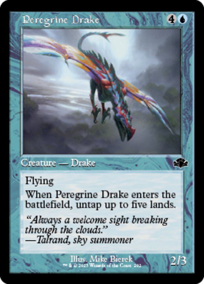 Peregrine Drake (Retro) [Dominaria Remastered] | Good Games Cannington