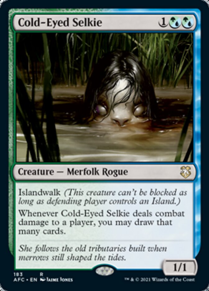 Cold-Eyed Selkie [Dungeons & Dragons: Adventures in the Forgotten Realms Commander] | Good Games Cannington