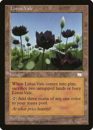 Lotus Vale [Weatherlight] | Good Games Cannington