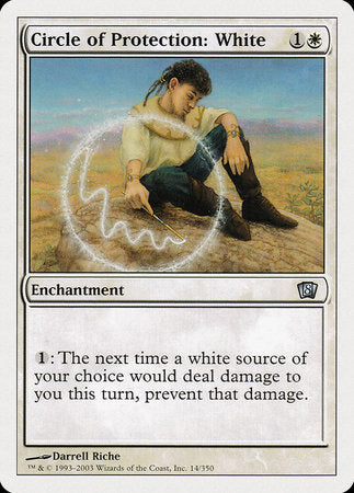 Circle of Protection: White [Eighth Edition] | Good Games Cannington