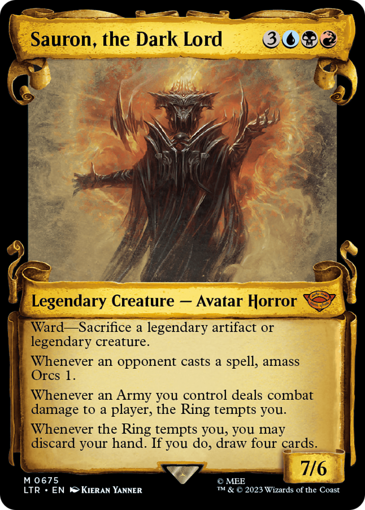 Sauron, the Dark Lord [The Lord of the Rings: Tales of Middle-Earth Showcase Scrolls] | Good Games Cannington