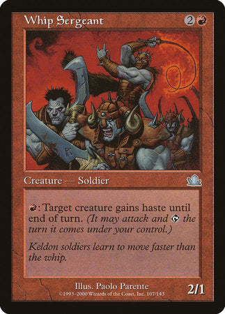 Whip Sergeant [Prophecy] | Good Games Cannington