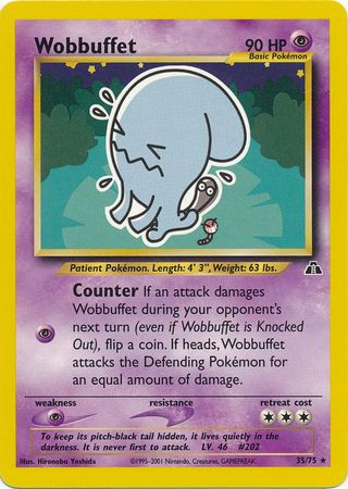 Wobbuffet (35/75) [Neo Discovery Unlimited] | Good Games Cannington