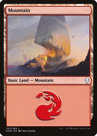 Mountain (263) [Dominaria] | Good Games Cannington