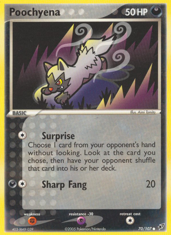 Poochyena (70/107) [EX: Deoxys] | Good Games Cannington