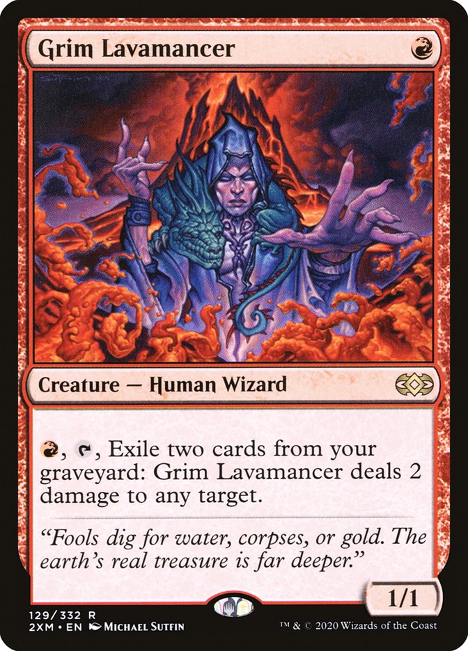 Grim Lavamancer [Double Masters] | Good Games Cannington