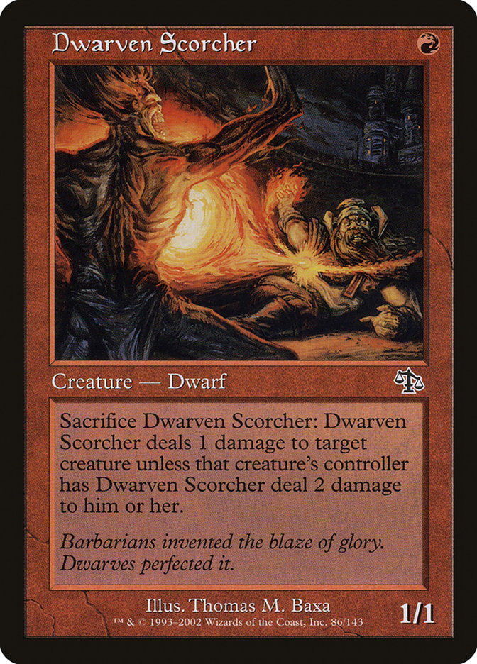 Dwarven Scorcher [Judgment] | Good Games Cannington