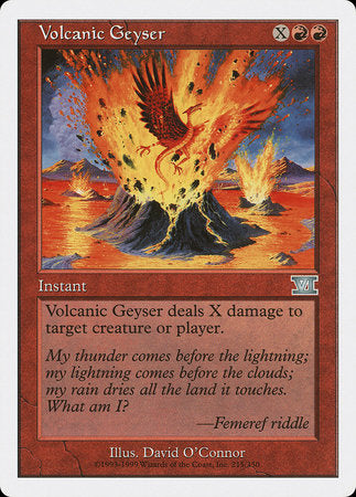 Volcanic Geyser [Classic Sixth Edition] | Good Games Cannington