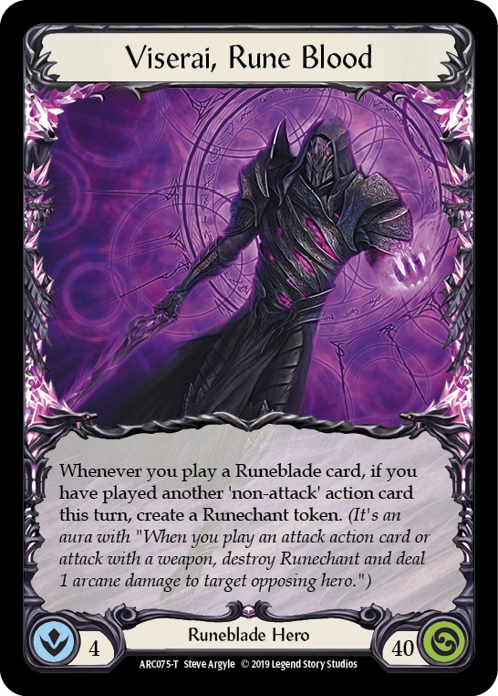 Viserai // Viserai, Rune Blood [ARC076-T // ARC075-T] 1st Edition Normal | Good Games Cannington