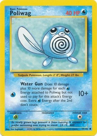 Poliwag (59/102) [Base Set Unlimited] | Good Games Cannington