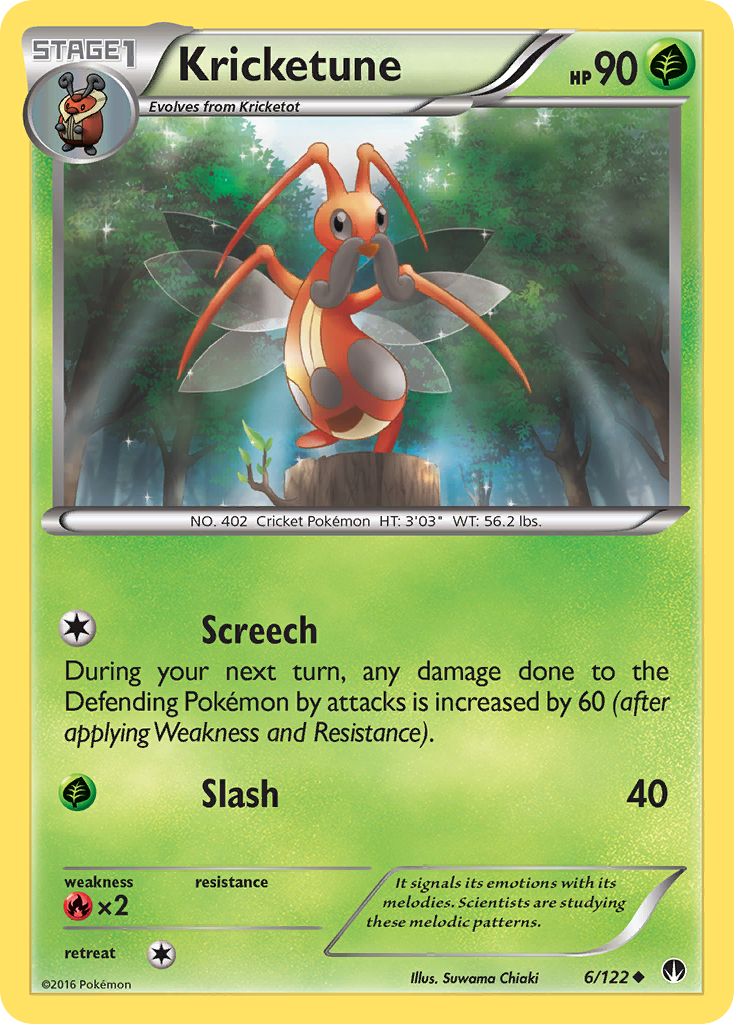 Kricketune (6/122) [XY: BREAKpoint] | Good Games Cannington