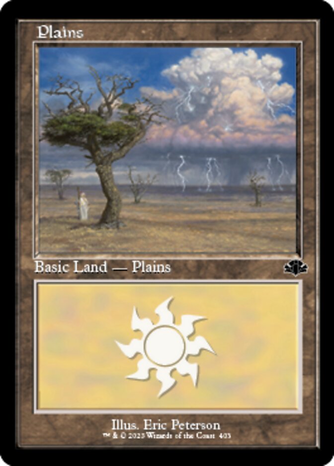 Plains (403) (Retro) [Dominaria Remastered] | Good Games Cannington